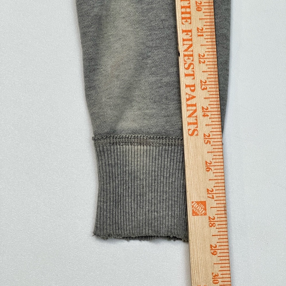 Vintage Abercrombie & Fitch Full Zip Hoodie Gray Logo Y2K Men's Medium Retro - Picture 8 of 11